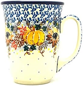 Polish Pottery Mug - 16 oz. Bistro - Unikat Signature U4741 by Polish+Pottery+Gallery