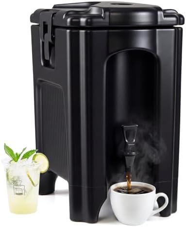COSTWAY 5 Gal Insulated Beverage Dispenser, Commercial Coffee Drink Serve by COSTWAY