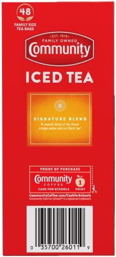 Community Coffee Signature Iced Tea, 576 Family Size Tea Bags, 48 Count Box (Pack Of 12) - Image 6