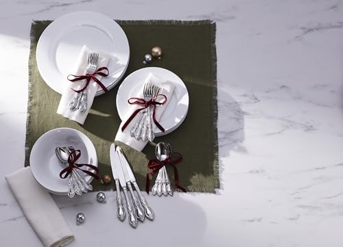 Oneida Louisiana Salad Forks Silverware Set for 4, Flatware - Image 4