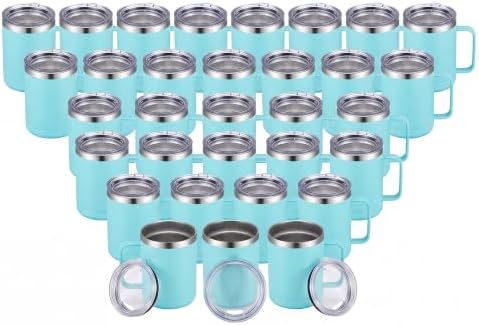 MEWAY Coffee Mug With Handle,Coffee Tumbler,Coffee Cup… (32, Light Green) by MEWAY