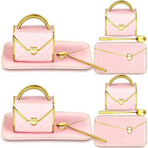 Zubebe 2 Sets Coffee Mug Elegant Handbag Shaped Cup,Pink by Zubebe