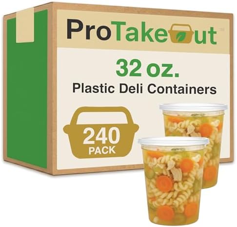 Reusable Plastic BPA-Free Food Storage Deli Container Leak‑Proof by ProTakeOut