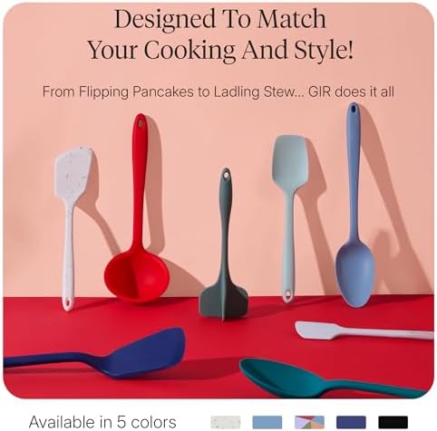 GIR: 5-Piece Silicone Ultimate Kitchen Utensils Set – Sprinkles - Image 6