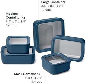 Caraway 13-Piece Glass Food Storage Container Set - Image 3
