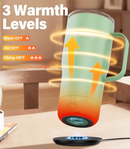 Supsonic Heated Coffee Mug, 20oz Electric Temperature Control Cup (S3) - Image 2