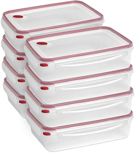 Sterilite Ultra-Seal Rectangle Airtight Food Container, 16 Cup, 8-Pack by Sterilite