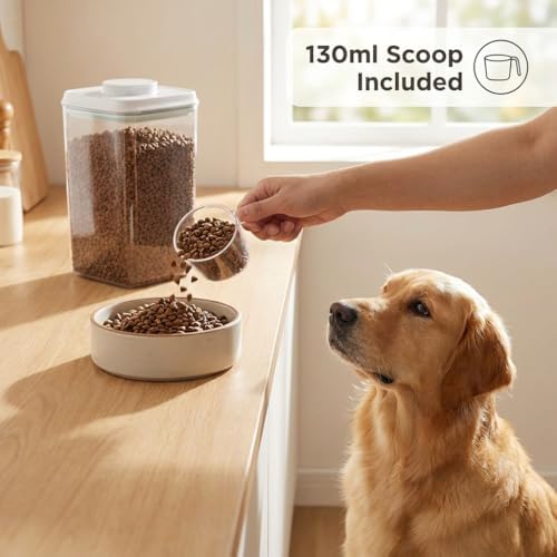 Dog-Cat Food Storage Containers 2 Pack, 4.2 Qt Each, Airtight - Image 4