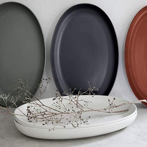Casafina Ceramic Stoneware 16'' Oval Platter - Pacifica Collection, Vanilla | Microwave, Dishwasher, Oven & Freezer Safe Dinnerware | Food Safe Glazing | Restaurant Quality Serveware - Image 2