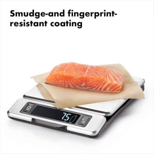 OXO Good Grips 11 Pound Stainless Steel Food Scale with Pull-Out Display - Image 5