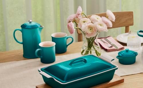 Le Creuset Stoneware French Press, 34 oz., Riviera - Image 5
