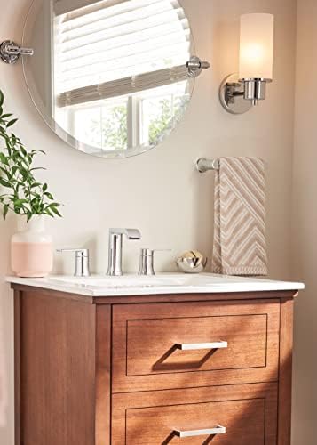 Moen BH3886CH Genta LX Chrome 6.8-in Wall Mount Towel Bar - Image 4