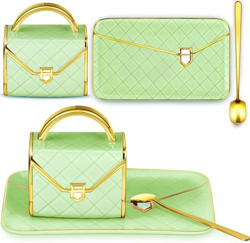 Zubebe 1 Set Coffee Mug Elegant Handbag Shaped Cup,Light Green by Zubebe