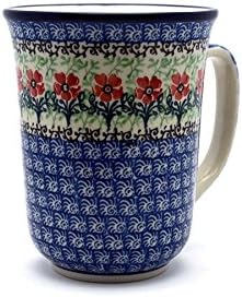 Polish Pottery Mug - 16 oz. Bistro - Maraschino by Polish+Pottery+Gallery