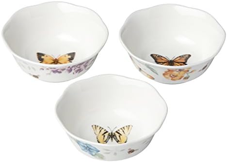 Lenox Butterfly Meadow 3-Piece Prep Bowl Set, 1.20 LB by Lenox