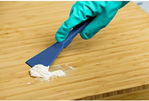 SPARTA Polypropylene Scraper Tool Food Safe Scraper for Removing Caked-On Residue in Commercial Kitchens, Plastic, 7.82 x 3 Inches, Blue (Pack of 6) - Image 3