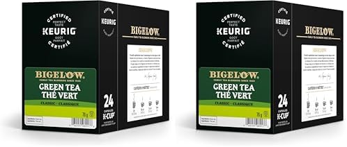 Bigelow K-Cup Portion Pack for Keurig Brewers, Green Tea, 24 Count (Pack of 2) by Bigelow