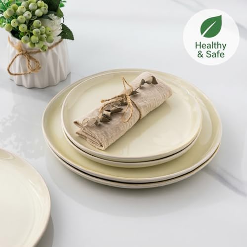 AmorArc Ceramic Dinnerware Sets for 8, 24Pcs Plates and Bowls Sets Dishes - Image 3