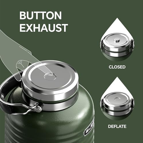 IDEUS Insulated Beverage Dispenser 1.4gal, Drink Container Deep Green - Image 4