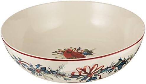 Lenox Winter Greetings Serving Bowl, Multicolor by Lenox