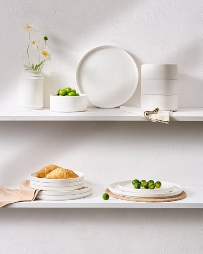 Famiware Porcelain 18-Piece Dinnerware Set, White - Image 4