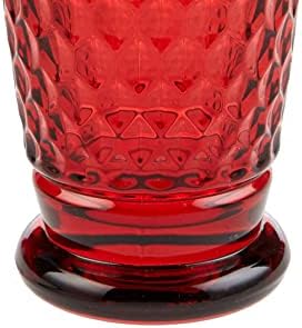 Villeroy & Boch Boston Red Crystal Highball Glasses, Set of 4 - Image 3