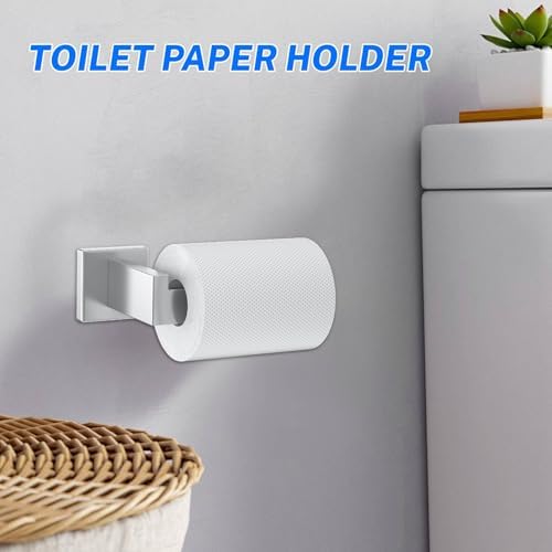 Brushed Nickel Bathroom Hardware Accessories Set 10-Piece Brushed Towel Bar Set Bath Towel Holder Set Stainless Steel Wall Mounted Towel Rack Set,23.6 in - Image 4
