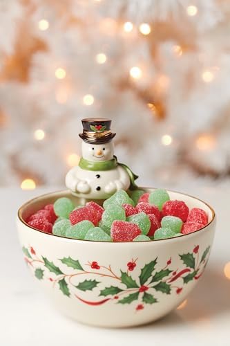 Lenox Holiday Snowman Christmas Candy Bowl - Image 3