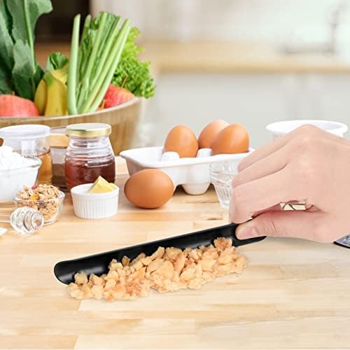 Scraper Tool Kitchen, Bread Crumb Catcher, Portable Stainless Steel Table Serveware Crumbers, Server Accessories for Waitress, Waiters, Restaurant Table Clean Tool Accessories (20 PACK, Black) - Image 5