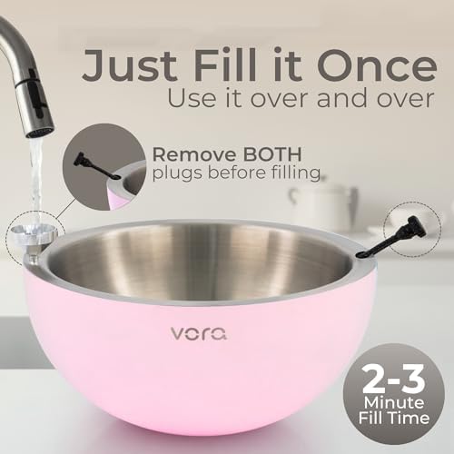 35oz Pink Stainless Steel Dip Chiller Bowl (1 Pack) - Image 5