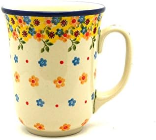 Polish Pottery Mug - 16 oz. Bistro - Jack Frost by Polish+Pottery+Gallery