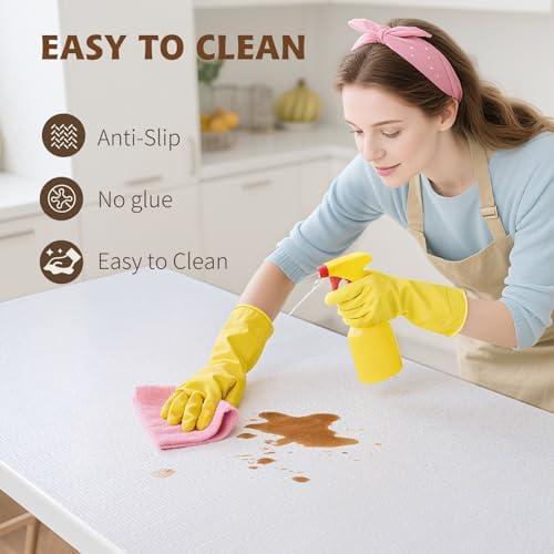 Shelf Liners for Kitchen Cabinets 12in x 30FT, Non Adhesive Drawer Liner - Image 4