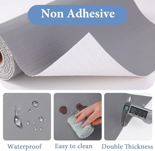 Shelf Liners for Kitchen Cabinets Non Adhesive Drawer Liner 12in x 30FT - Image 4
