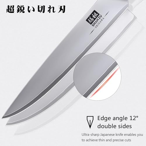 SHAN ZU 6 In Chef Knife,10Cr15MoV High Carbon Stainless Steel Kitchen Knife - Image 4