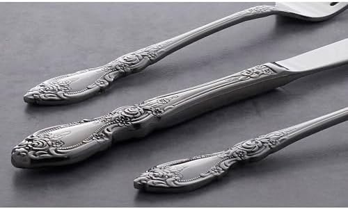 Oneida Wordsworth Dinner Forks Silverware Set for 4, Flatware - Image 3