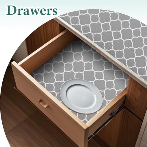 Shelf Liners for Kitchen Cabinets 12in x 20FT Non Adhesive Drawer Liner - Image 6