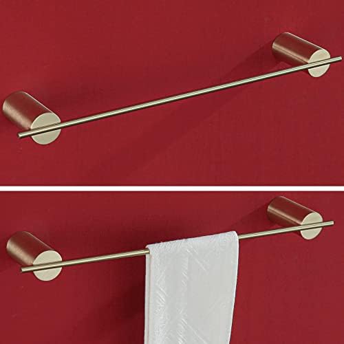 RANDOM Brushed Gold Towel Bar Rack Holder Rod 18 inch Hand Towel Holder for Bathroom Kitchen Hardware Accessories Wall Mount 96068-2-18BG - Image 4