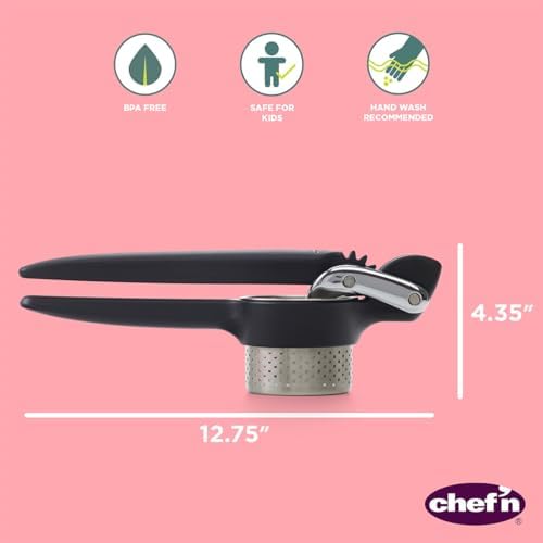Chef’n FreshForce Potato Ricer, Masher and Vegetable Press – Heavy-Duty Potato Ricer with Dual-Gear Mechanism, Easy-Clean Dishwasher Safe - Image 2