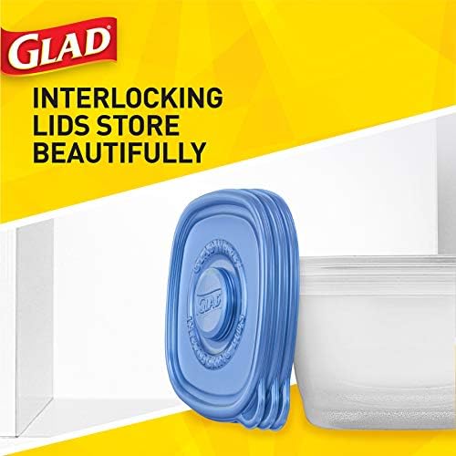 Glad GladWare Mini Round Food Storage Containers, 4 Oz, 8 Count, 12-Pack - Image 4