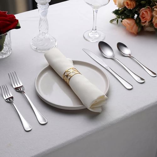 LIANYU Silverware Flatware Set for 8, 40 Piece Stainless Steel Cutlery Set - Image 7