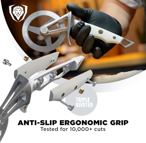 Dalstrong Orbit Razor Pizza Wheel Cutter - HC Stainless Steel - Image 4