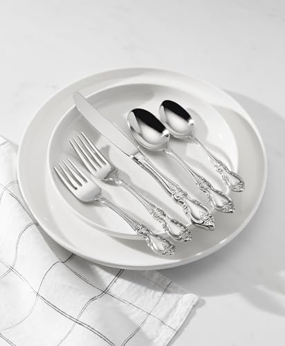 Oneida Louisiana 20-Piece 18/8 Silverware Set for 4, Flatware - Image 6