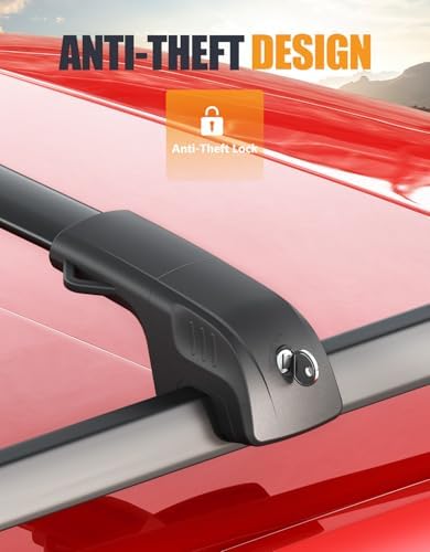 KINGGERI 300lbs Roof Rack Cross Bars for Toyota 4runner 2010-2024 - Image 4
