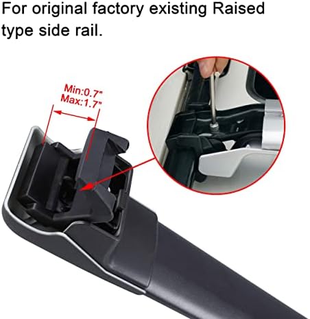 Lockable 260lb Roof Rack Crossbar for 2013-2018 Toyota RAV4 - Image 5