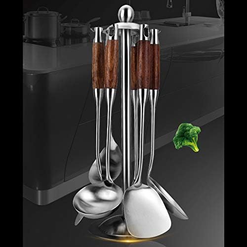 Kitchen Utensils Set,6 PCS with Utensils Holder,304 Stainless Steel - Image 2