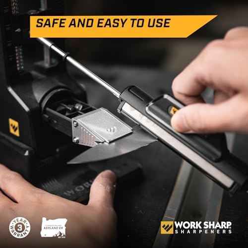 Work Sharp Precision Adjust Elite Knife Sharpener - Fixed Angle Sharpening System for Kitchen & Pocket Knives - Professional Guided Knife Sharpening Tool - Image 2