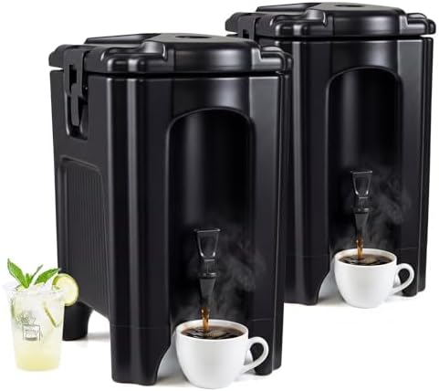 COSTWAY 5 Gal Insulated Beverage Dispenser, Commercial Coffee Drink Serve by COSTWAY