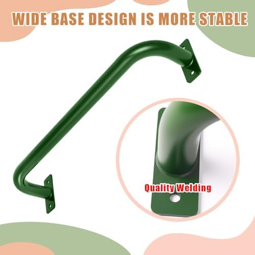 6 Pcs Green 17”Metal Playground Safety HandlesFor Indoor & Ourdoor - Image 4