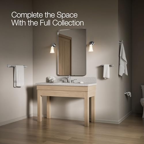 Kohler 35930-CP Buckley™ 9" towel bar, Polished Chrome - Image 6