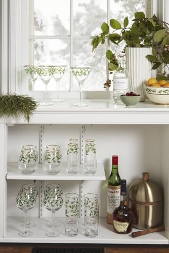 Lenox Holiday Decal Martini Glasses, Christmas Set of 4 - Image 5
